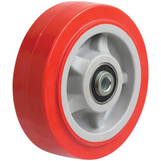 150mm HD Red Polyurethane Wheel image 0